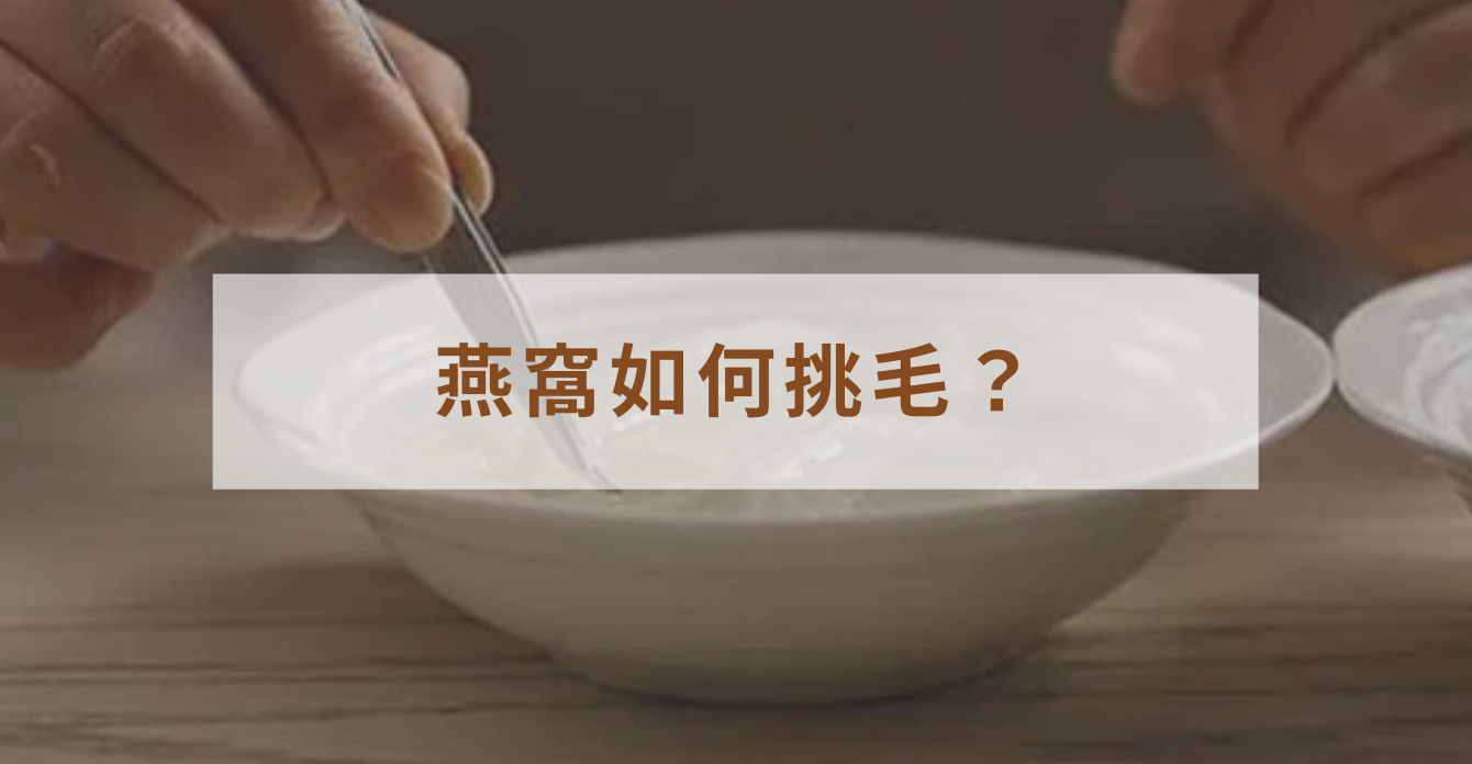燕窩怎麼挑毛？新手必學的「泡發＋挑毛」教學！