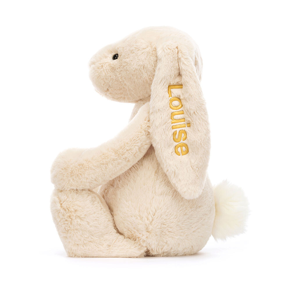 Personalised Bashful Luxe Bunny Willow Huge 3