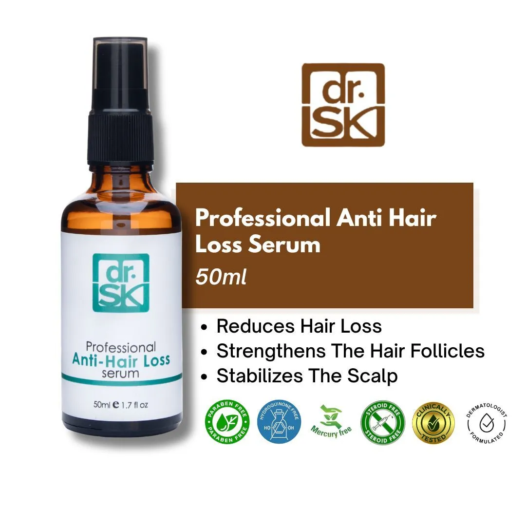dr.SK Professional Anti Hair Loss Serum reduces hair fall strengthens follicles and stabilizes scalp