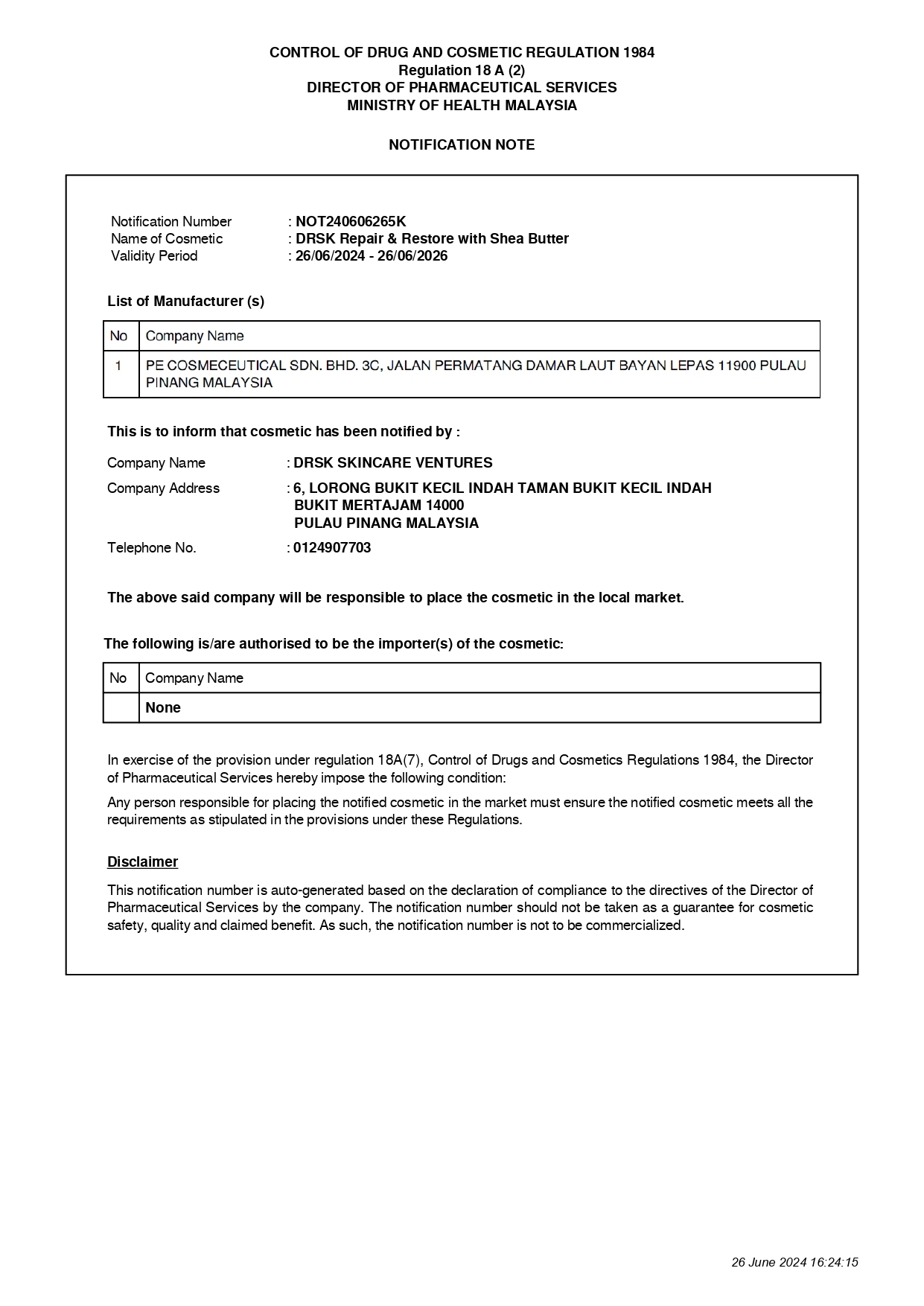 dr.SK Official Documentation No Image Available