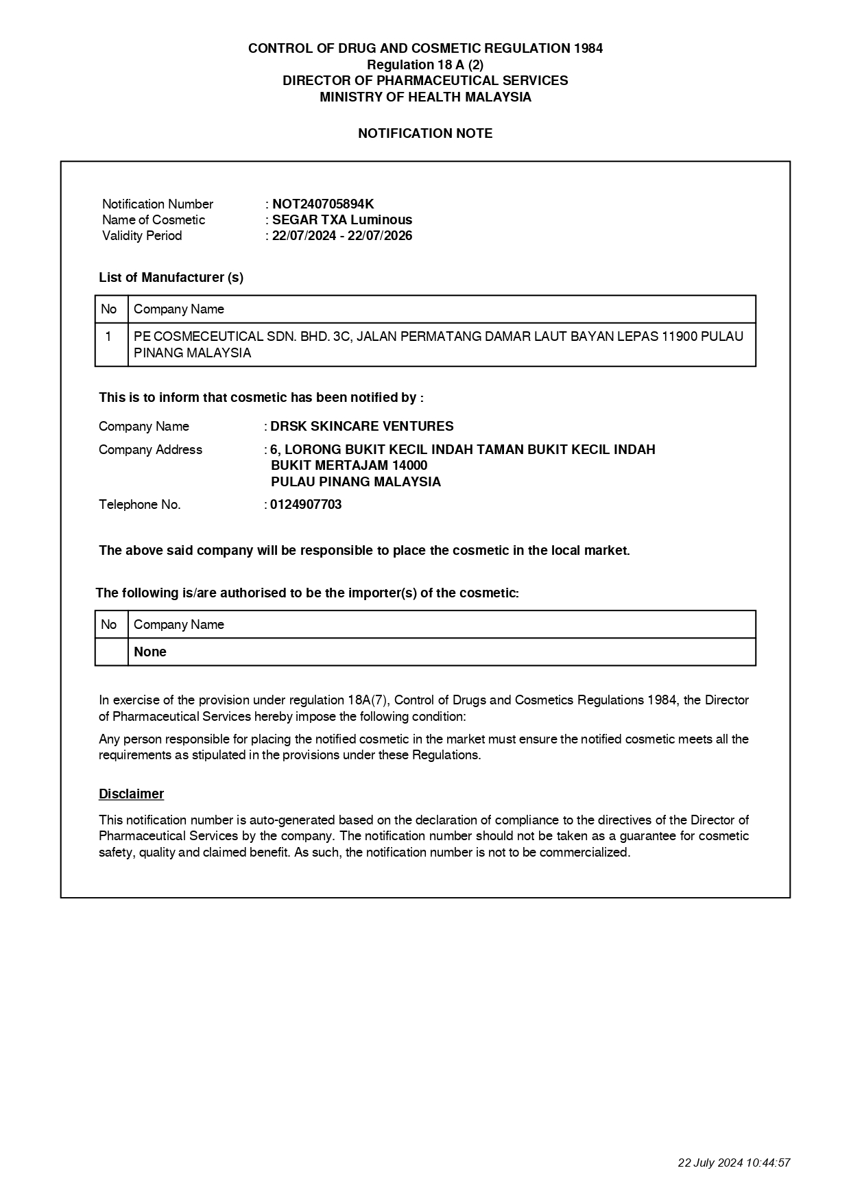 dr.SK Official Documentation No Image Available