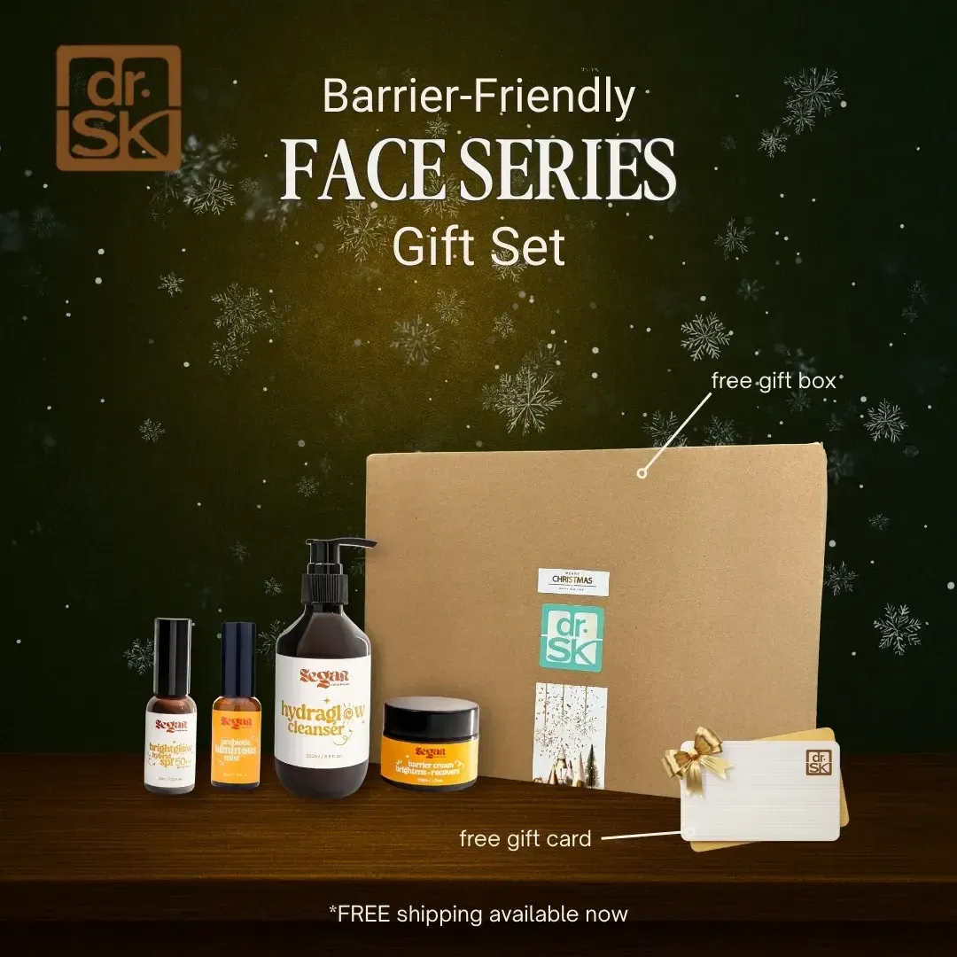 dr.SK Barrier Friendly Face Series Gift Set with Segar cleanser mist cream and SPF in gift box