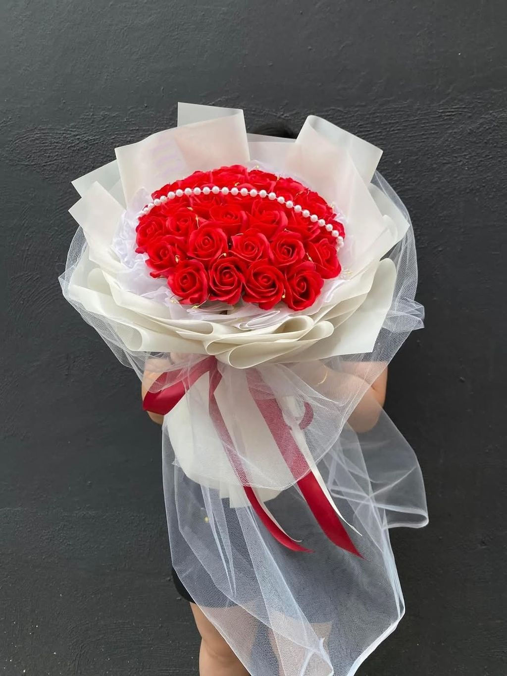 Soap Roses Bouquet (Red)