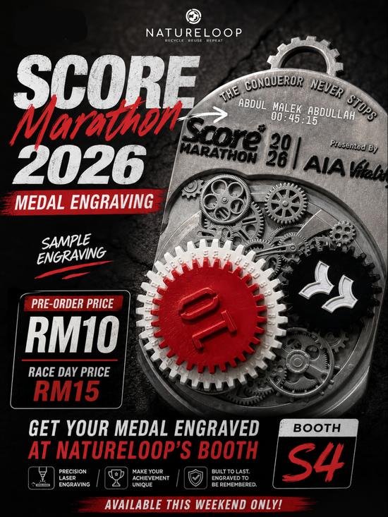 SCORE MARATHON 2026 MEDAL ENGRAVING  | NATURELOOP