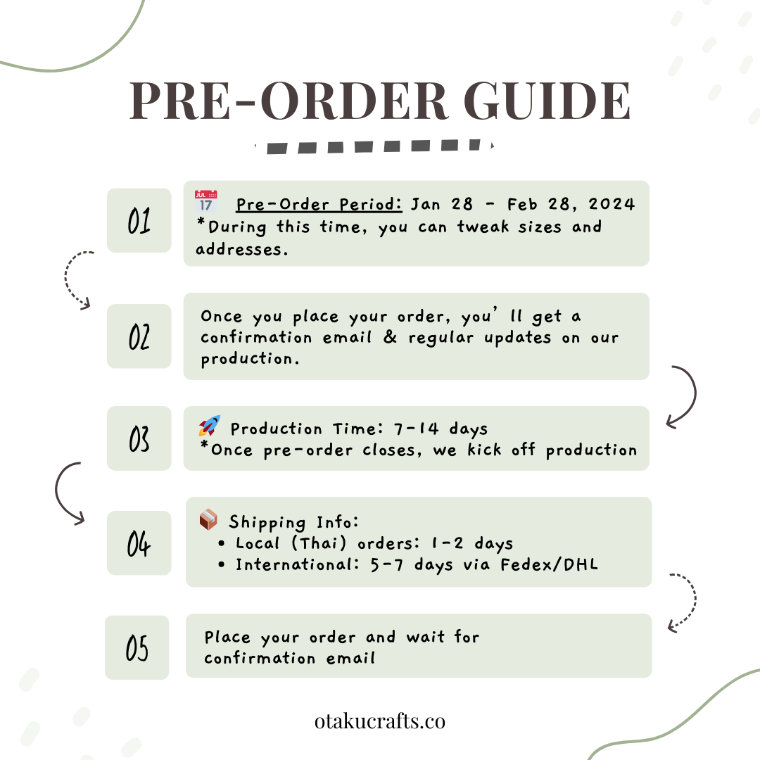 PRE-ORDER GUIDE