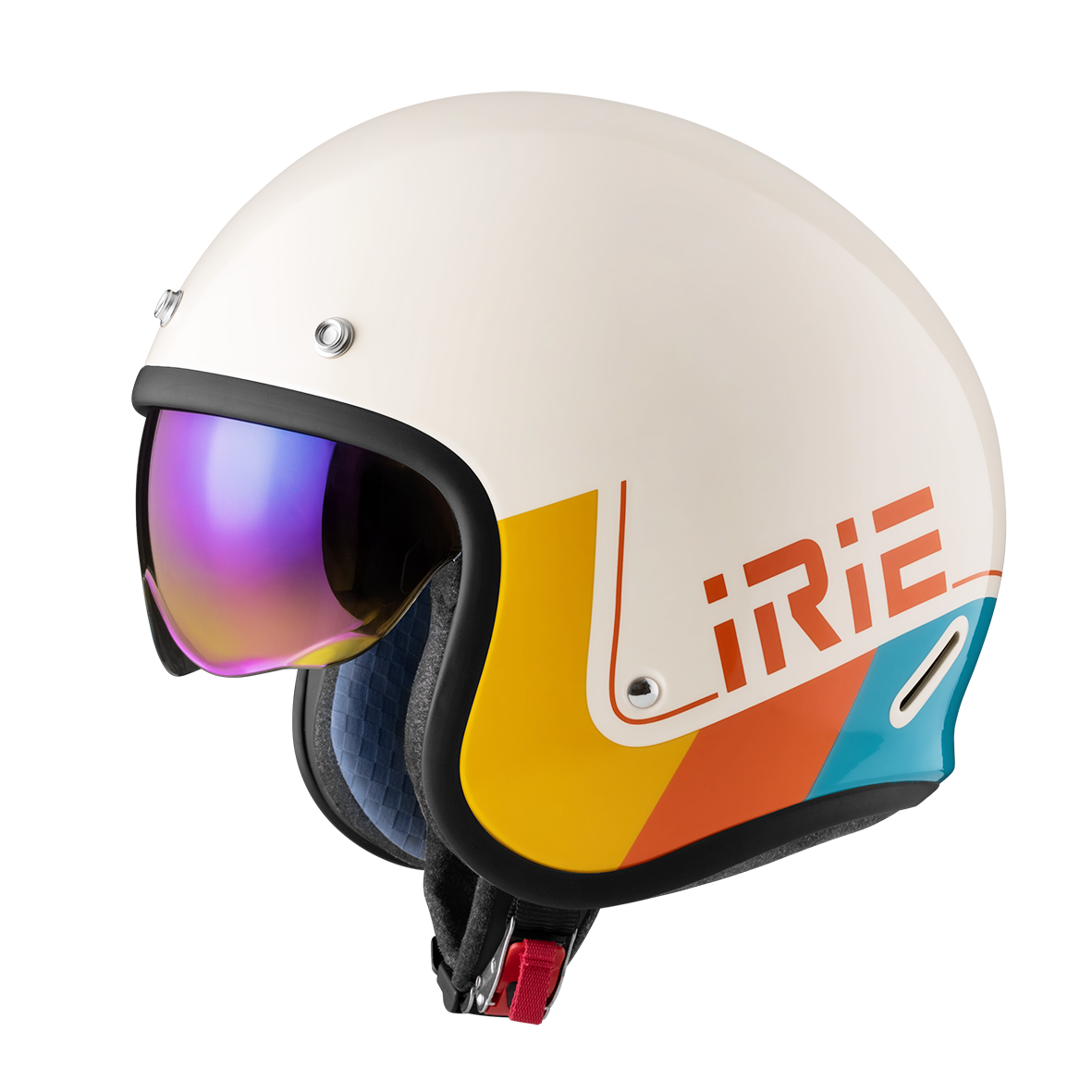 IRIE 389 E23 米黃 藍 6 電鍍墨片