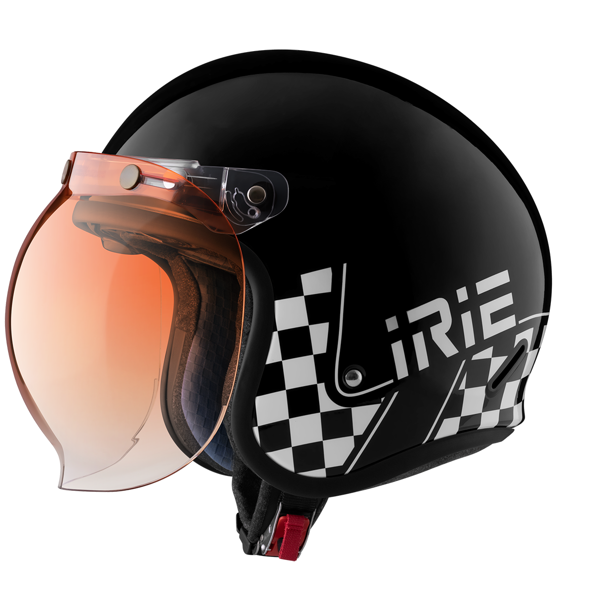 IRIE 389 E24 黑 白 1 橘色泡泡鏡