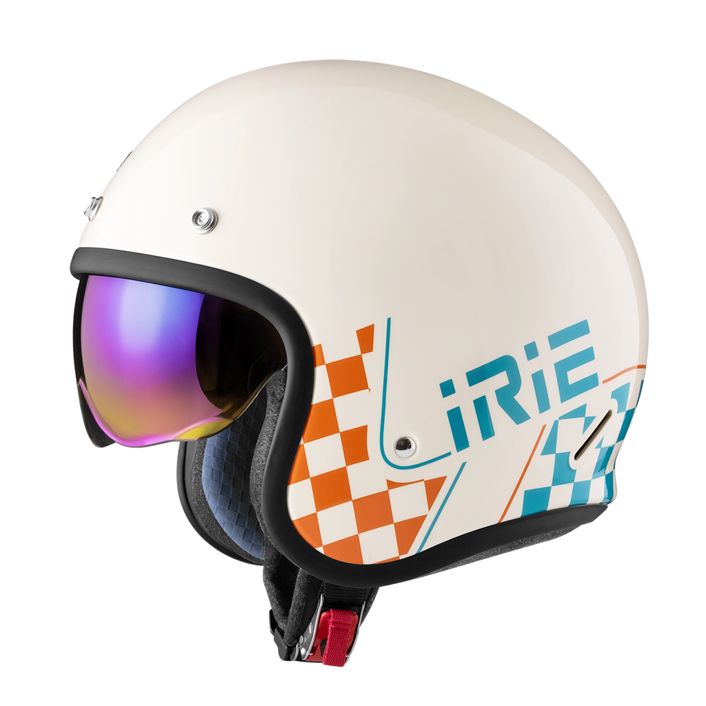 IRIE 389 E24 米黃 橘藍 6 電鍍墨片