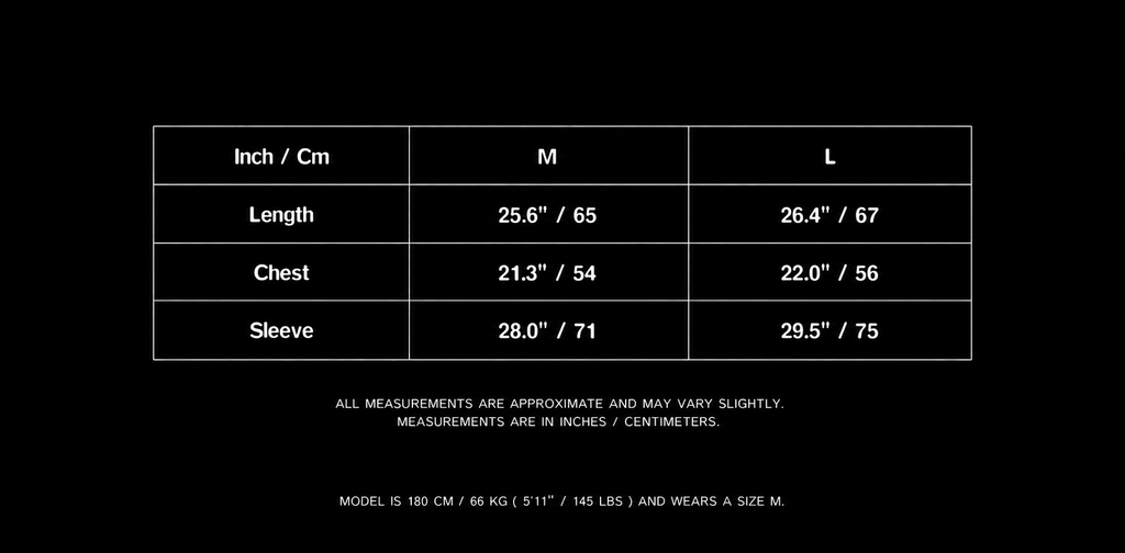 BOMBER-SIZE-CHART