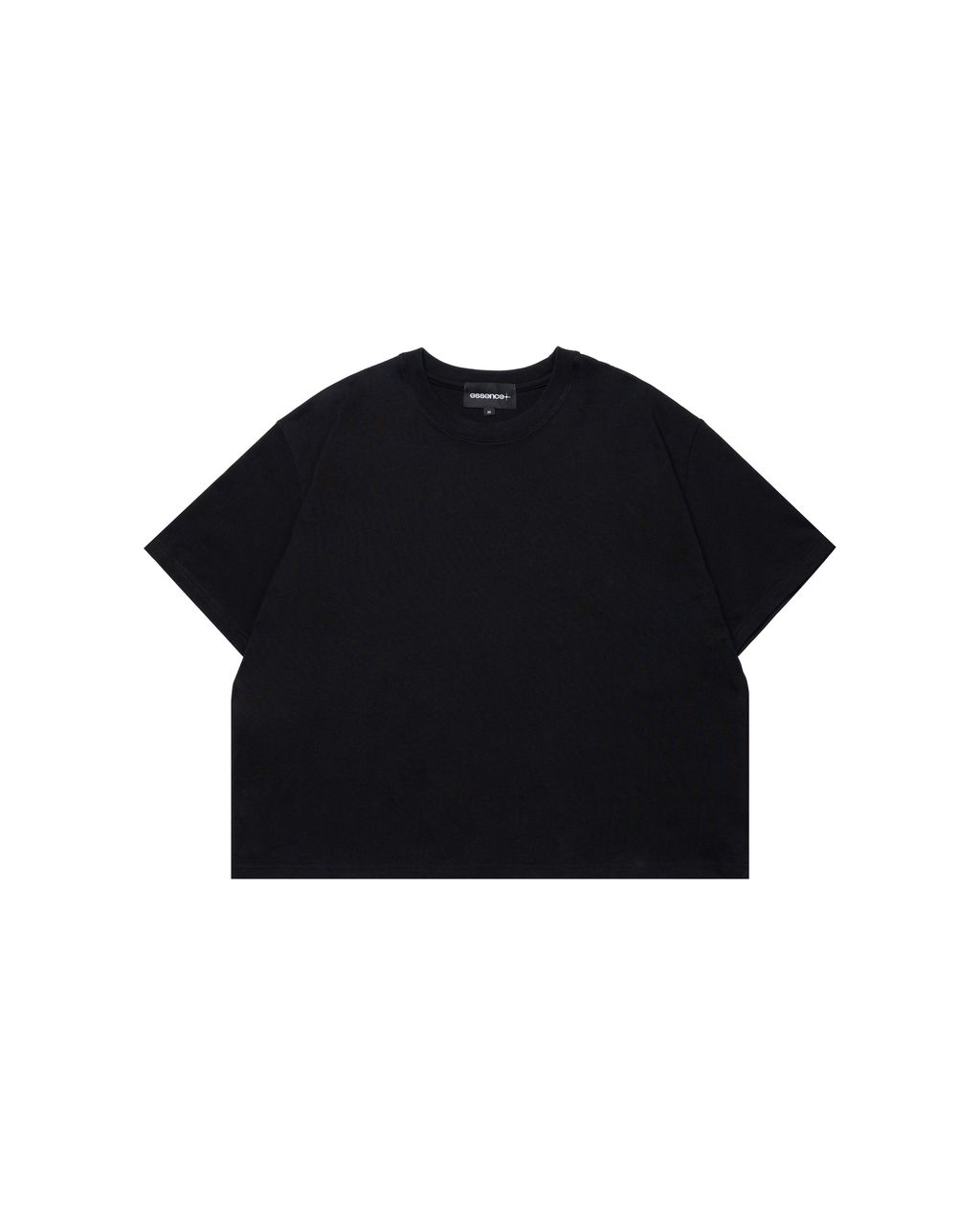 ESSENCE短版TEE_黑_正面