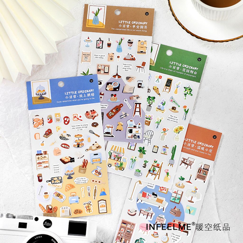 小日常系列不干胶贴纸主首图