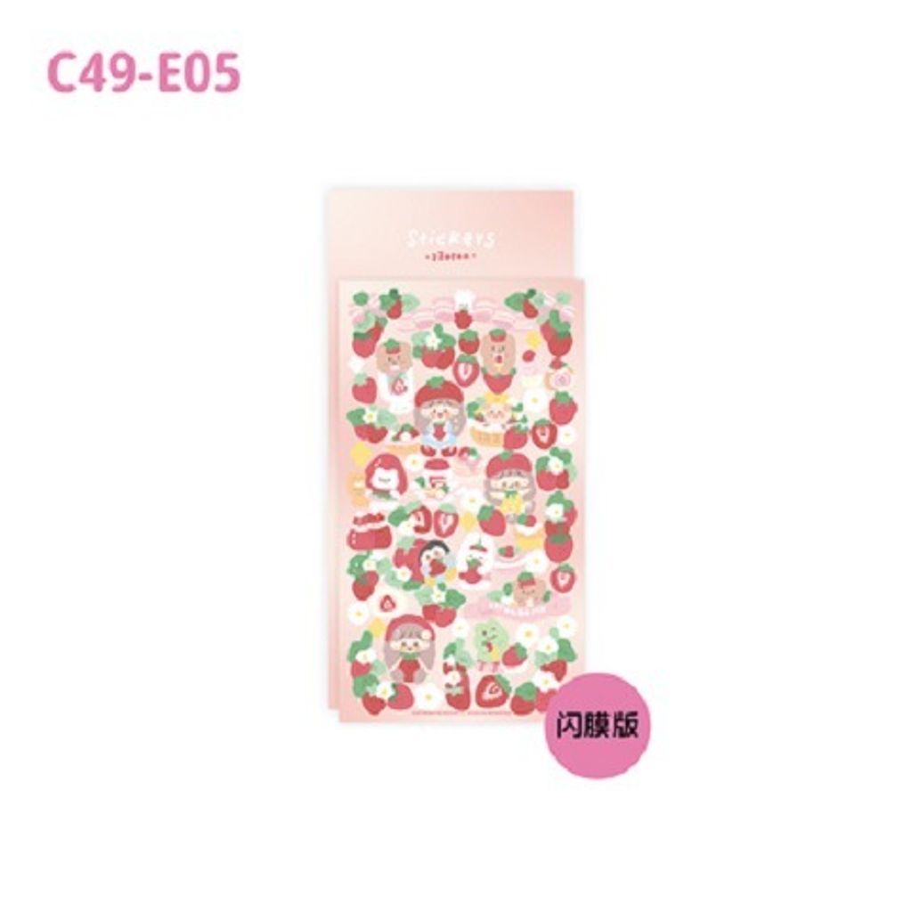 S00343 -心动草莓闪膜