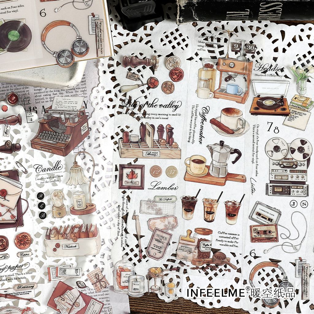 时光眷恋系列PET长条胶带主图5