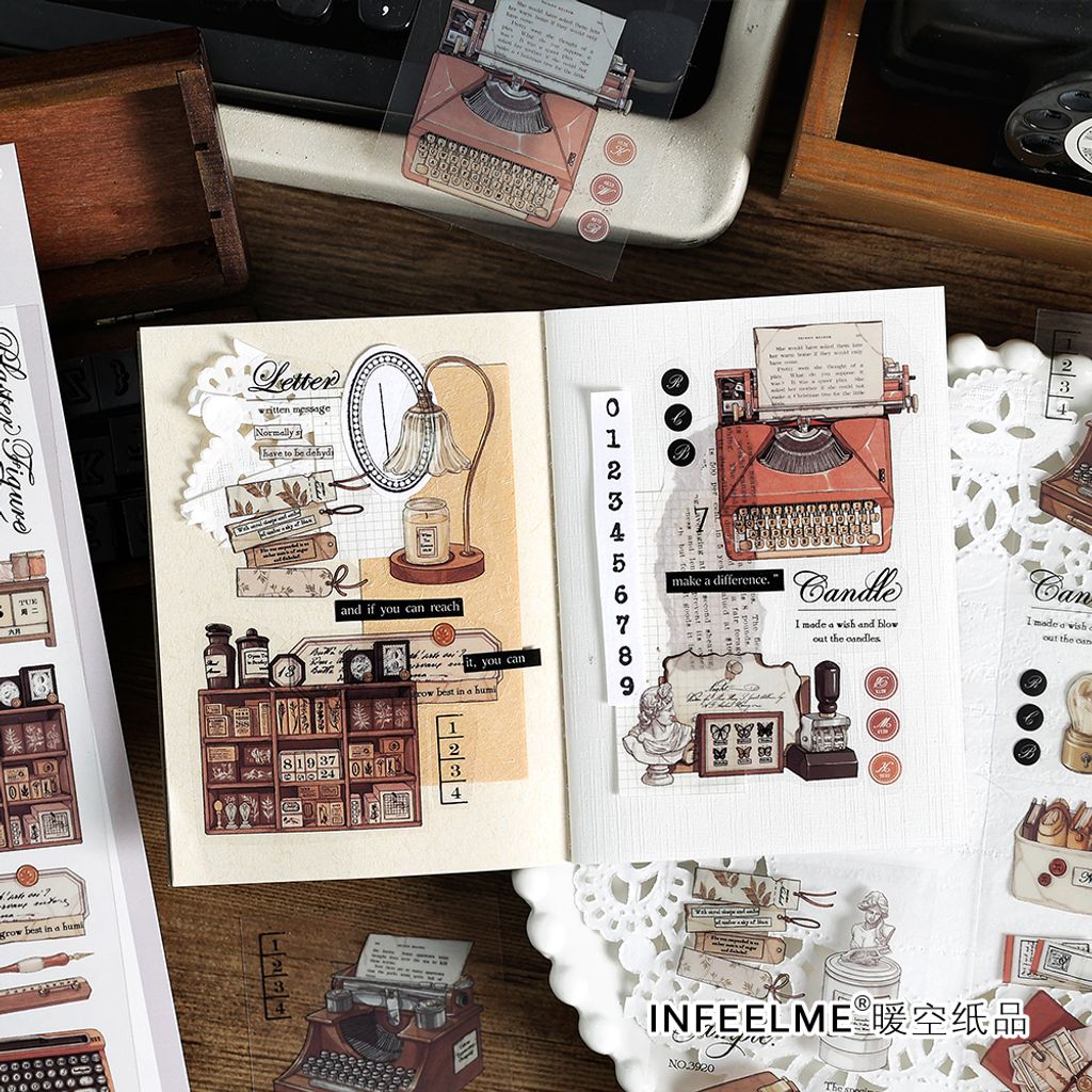 时光眷恋系列PET长条胶带主图7