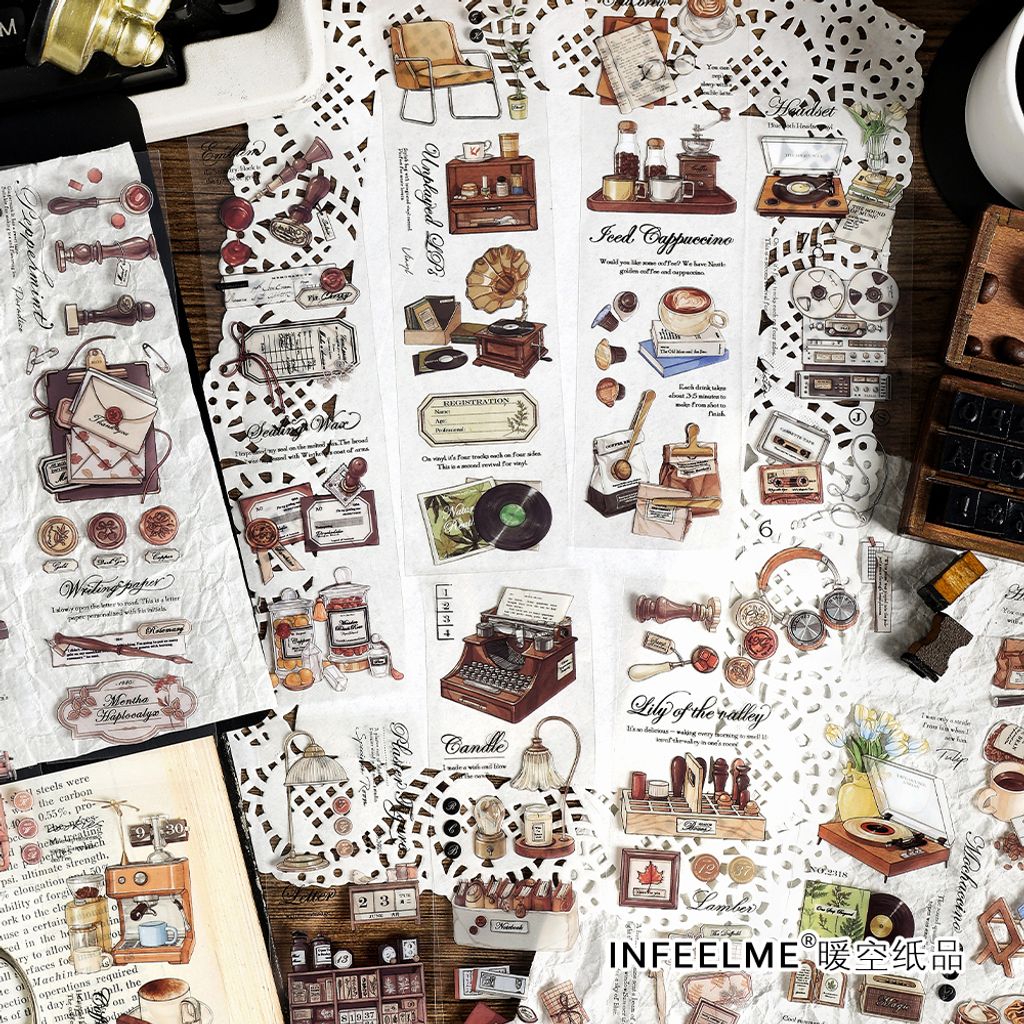 时光眷恋系列PET长条胶带主图8