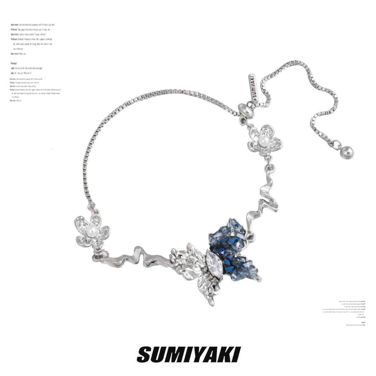 SKU-01-蓝色手链1条 （可调节）