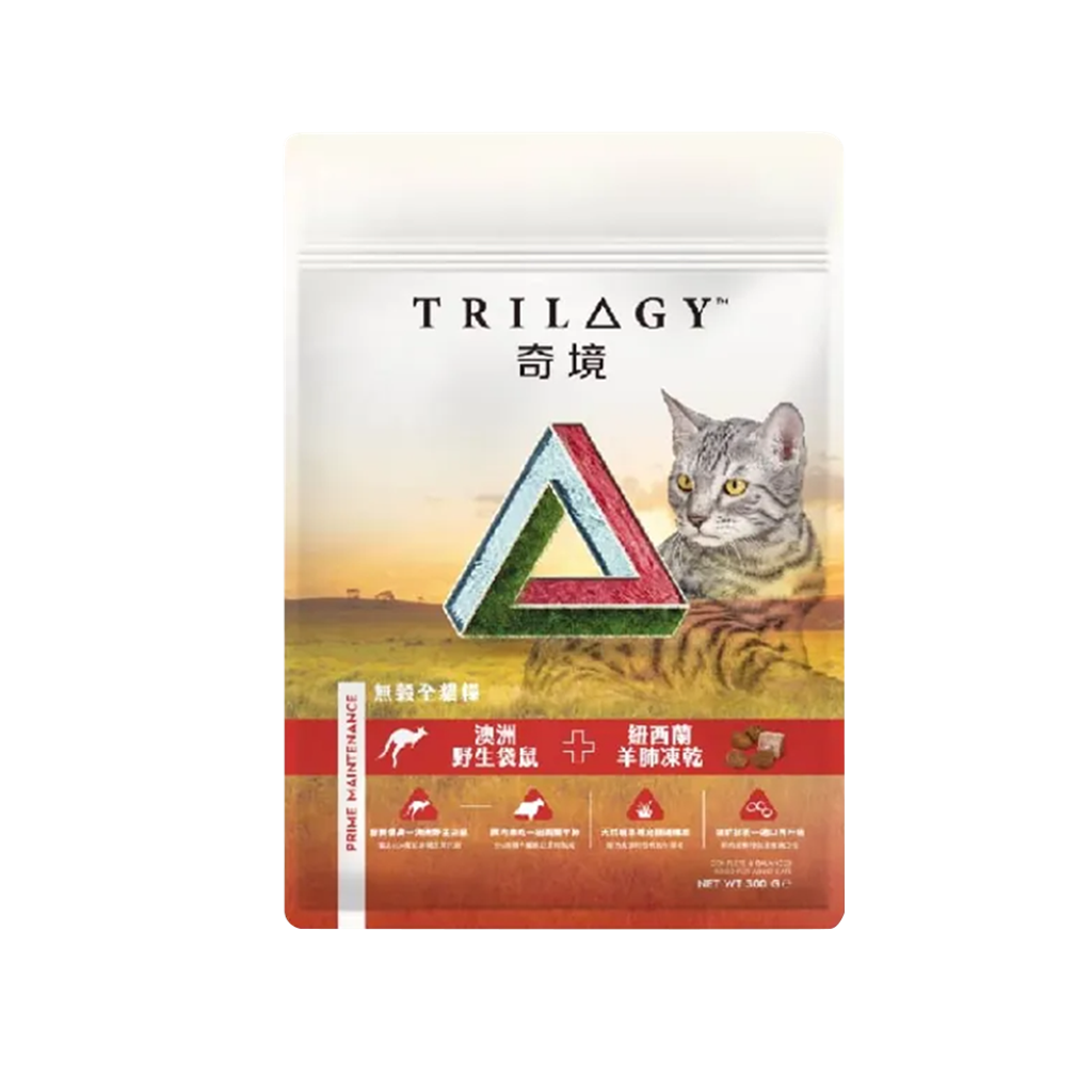 無穀-澳洲野生袋鼠+紐西蘭羊肺凍乾-全齡貓