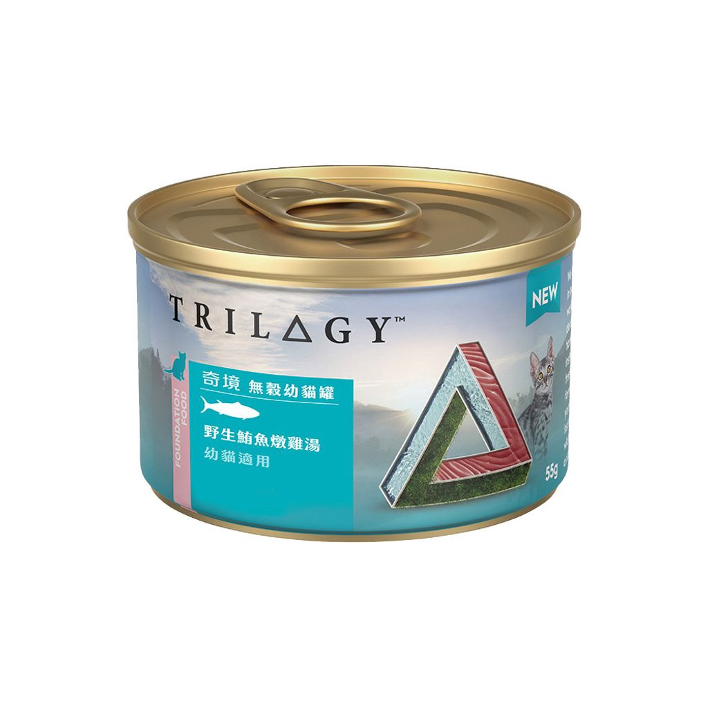 奇境無穀副食罐【野生鮪魚燉雞湯】幼貓