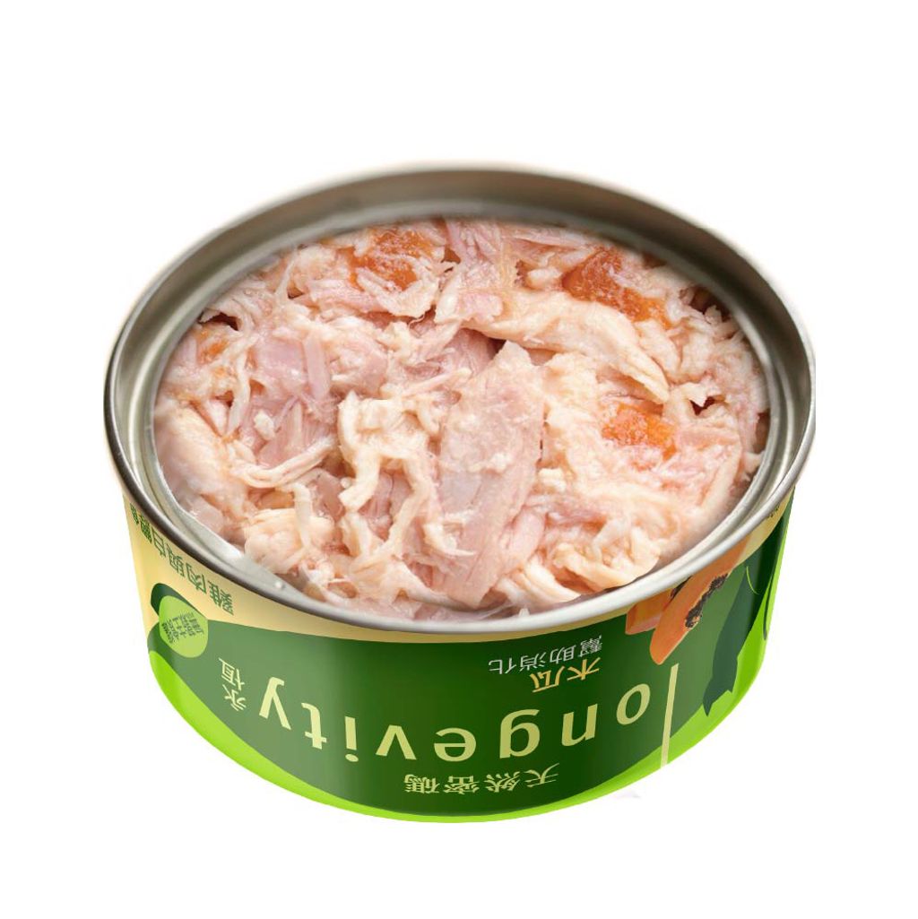 天然密碼貓主食罐-【雞+魚+木瓜】1