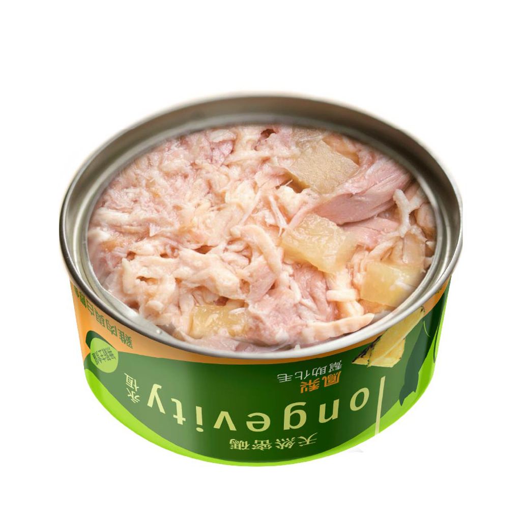 天然密碼貓主食罐-【雞+魚+鳳梨】1