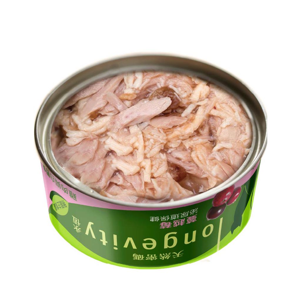 天然密碼貓主食罐-【雞+魚+蔓越莓】1