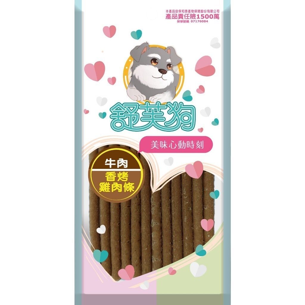舒芙狗-牛肉香烤雞肉條-袋裝
