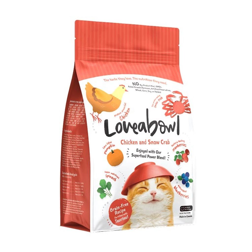 1.LBC2囍碗無穀天然糧全齡貓2號雞肉雪蟹150g