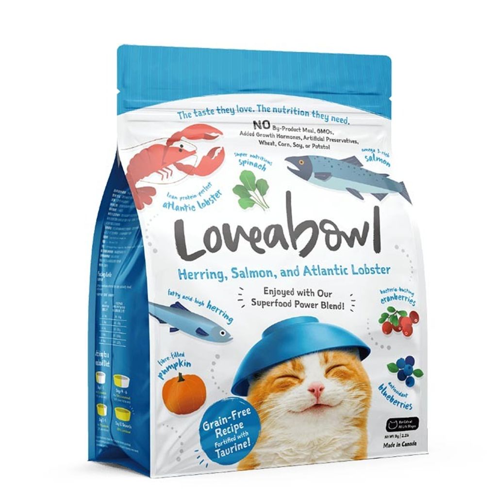 2.LBC3囍碗無穀天然糧全齡貓3號鯡魚鮭魚大西洋龍蝦1kg