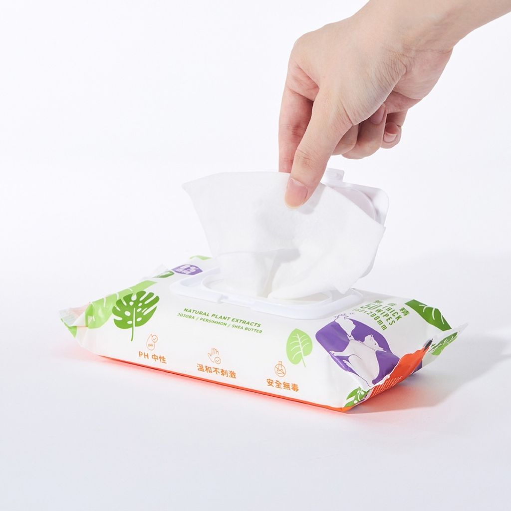 洛格3合一除臭抑菌護理濕紙巾（50抽貓用）02