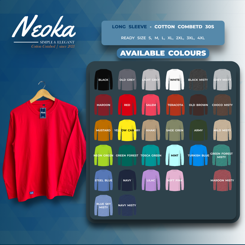 Long Sleeve Color Catalouge_Rev4