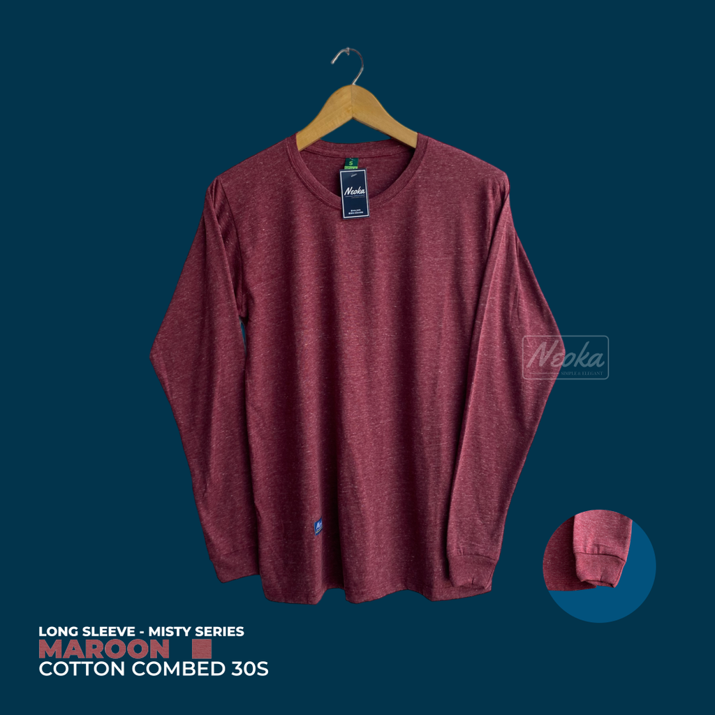 Poster Pamflet Warna_Maroon Misty