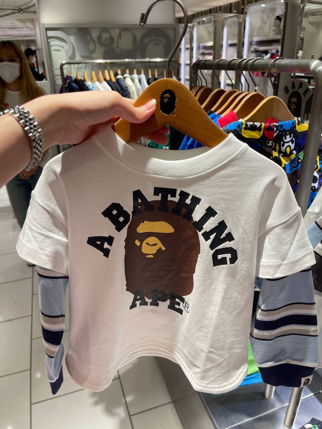 Bape Kids Long Sleeve T-Shirt (2 Colors) 029 – AK Sapphire Group