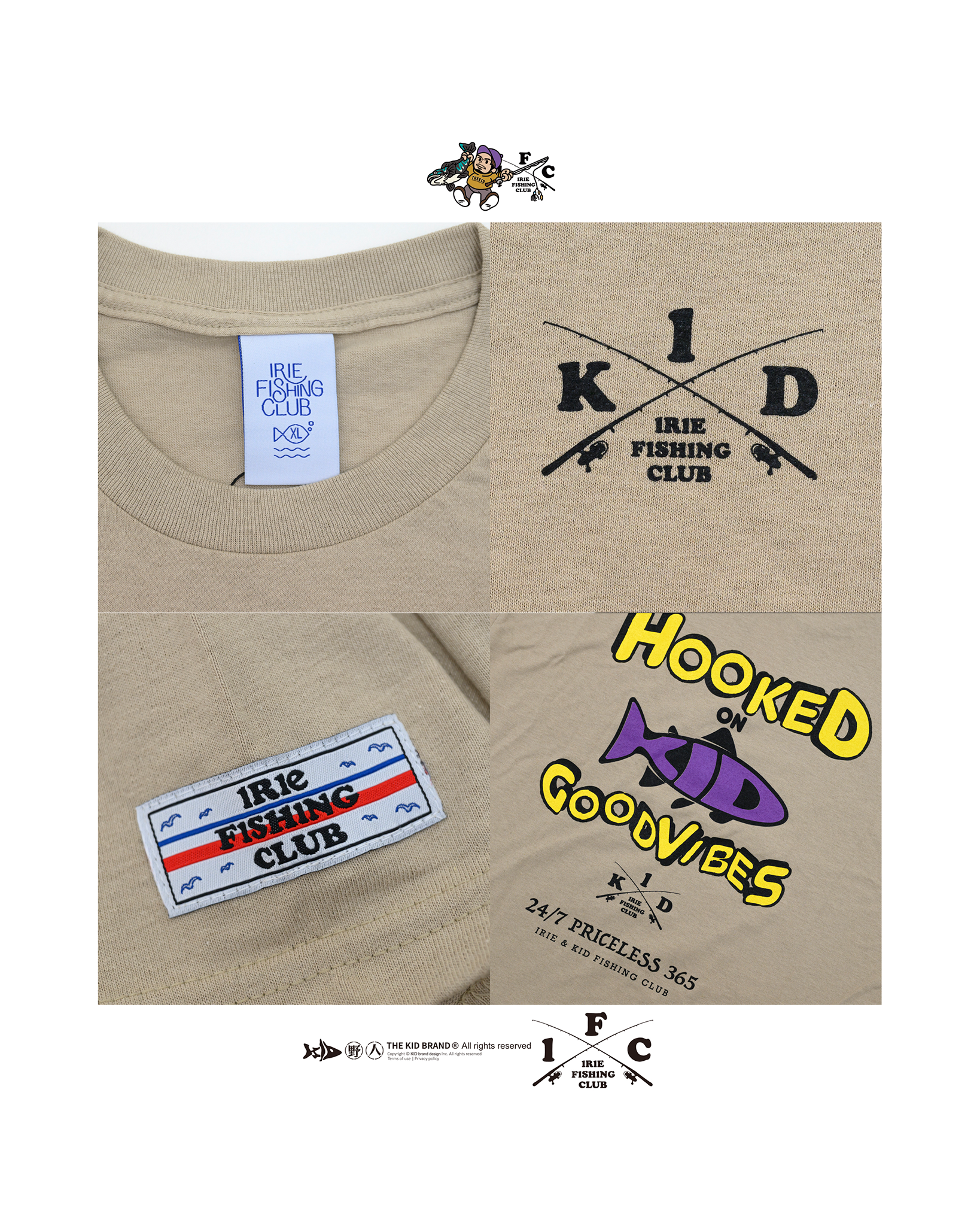 KID釣上好心情短T-2