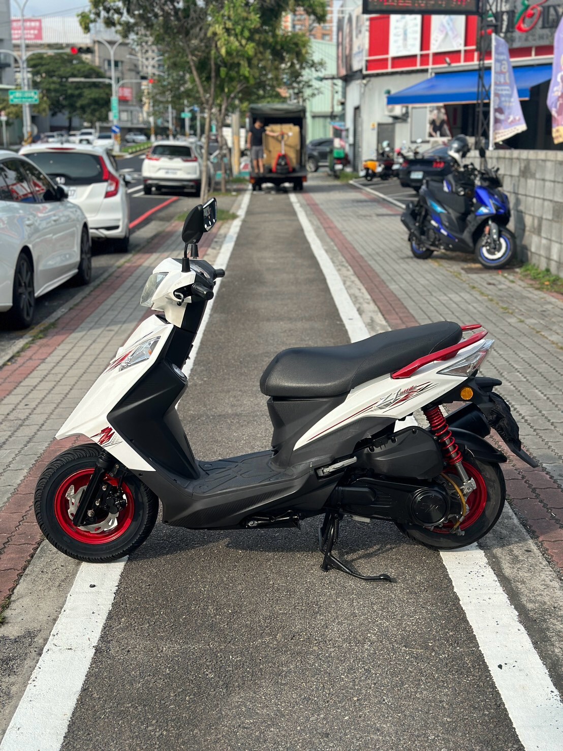 LINE_ALBUM_2017 三陽 Z1 Attila 125 單碟 _5123 592xxKM $35,000_260811_4