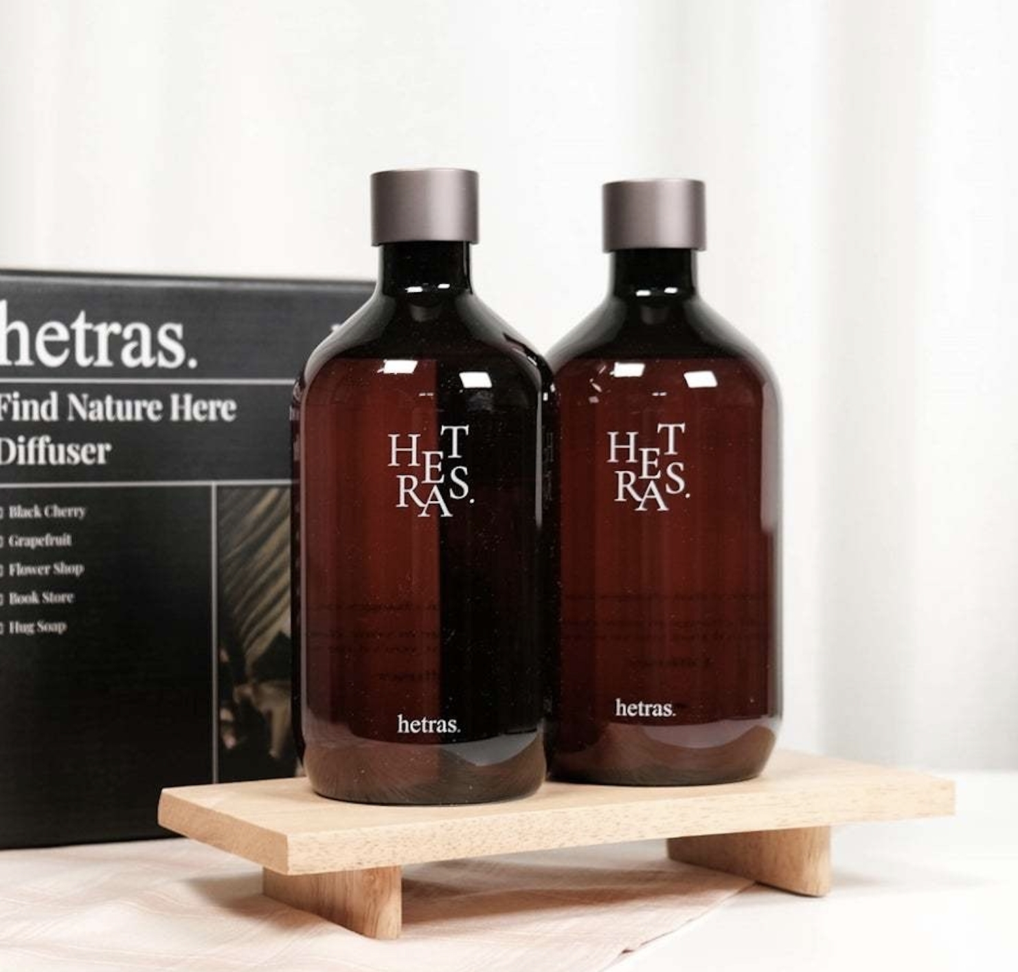 韓國 Hetras 首席調香師擴香組 500ml 2入組 - Glow.tw 雲林香氛推薦