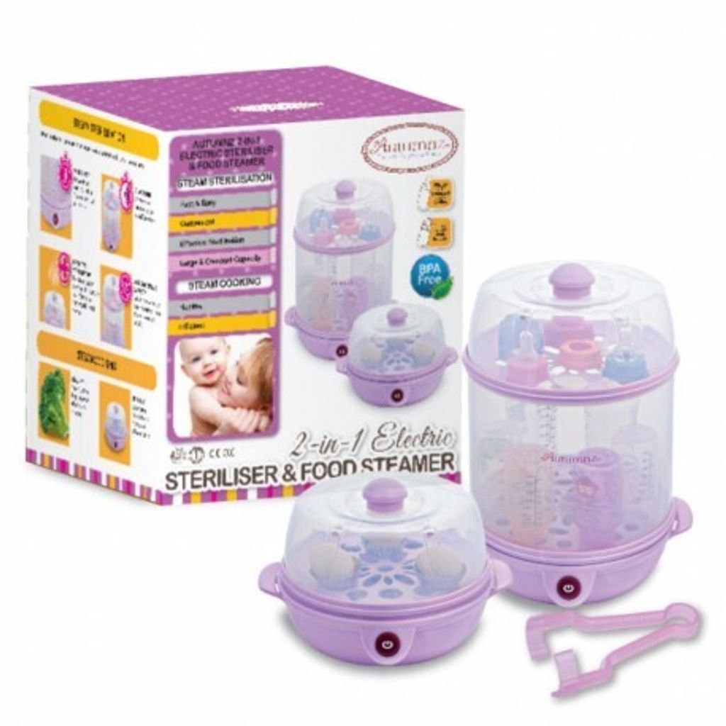 autumnz-2-in-1-electric-steriliser-food-steamer-lilac