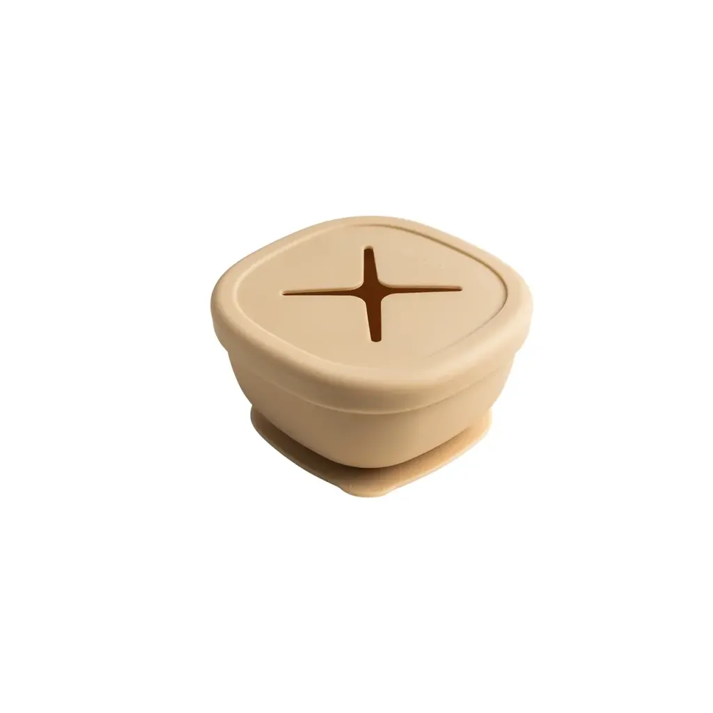 Hegen_Mealtime_Set_Suction_Bowl_with_Snack_Lid_Silicone_Taupe_2.jpg