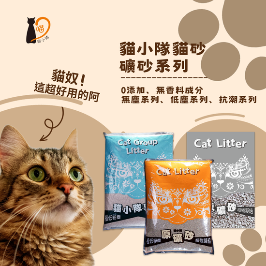 貓小隊貓砂 天然貓砂系列 | 貓小隊Catgroup