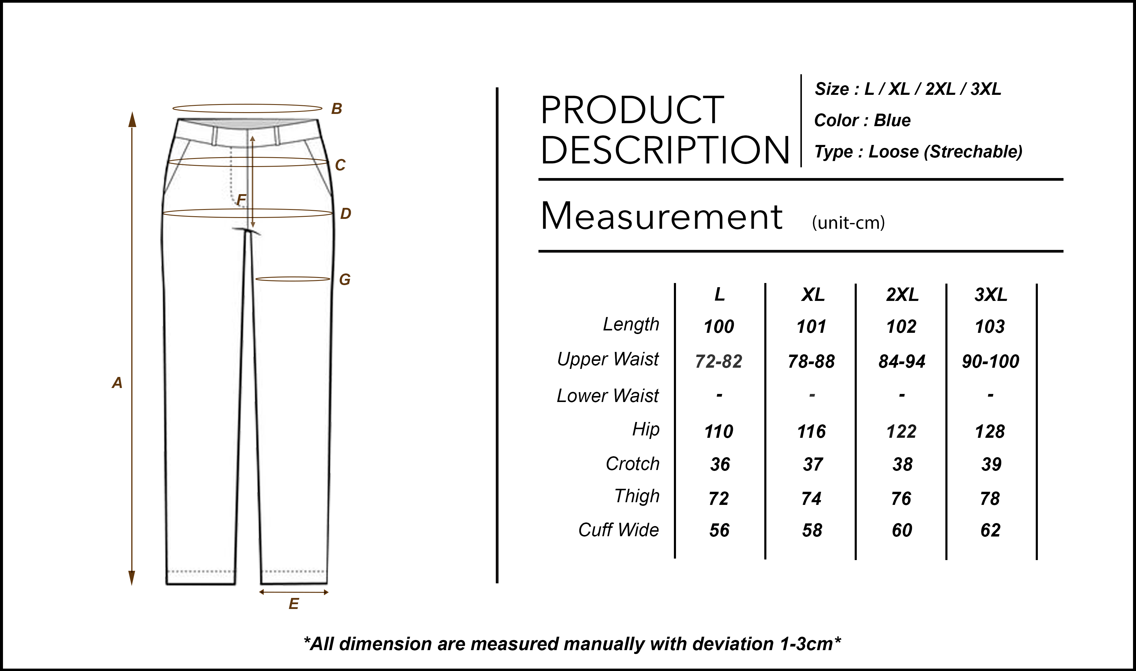 Retro Washed Denim Jeans Long