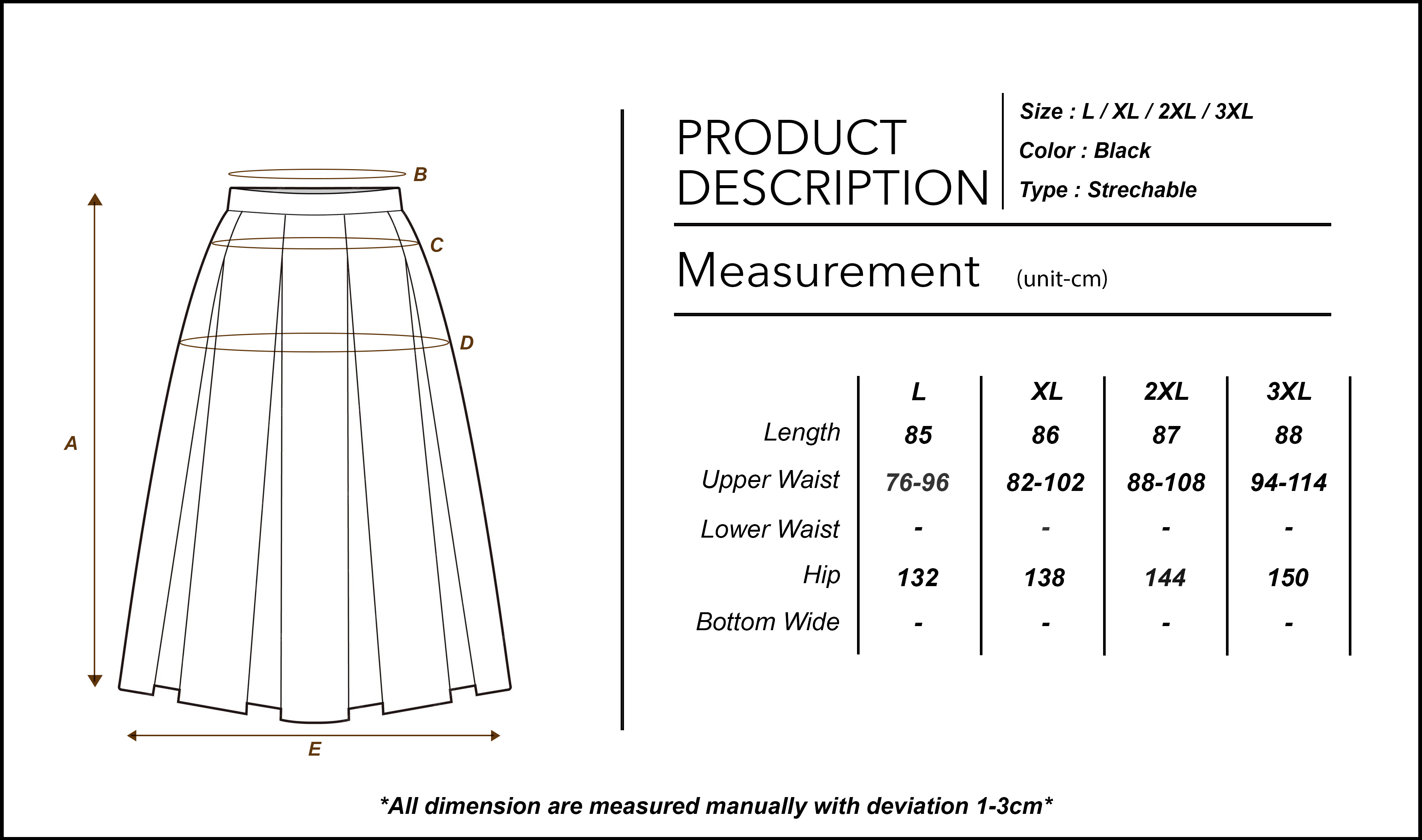 CLOUDism Flare Skirt