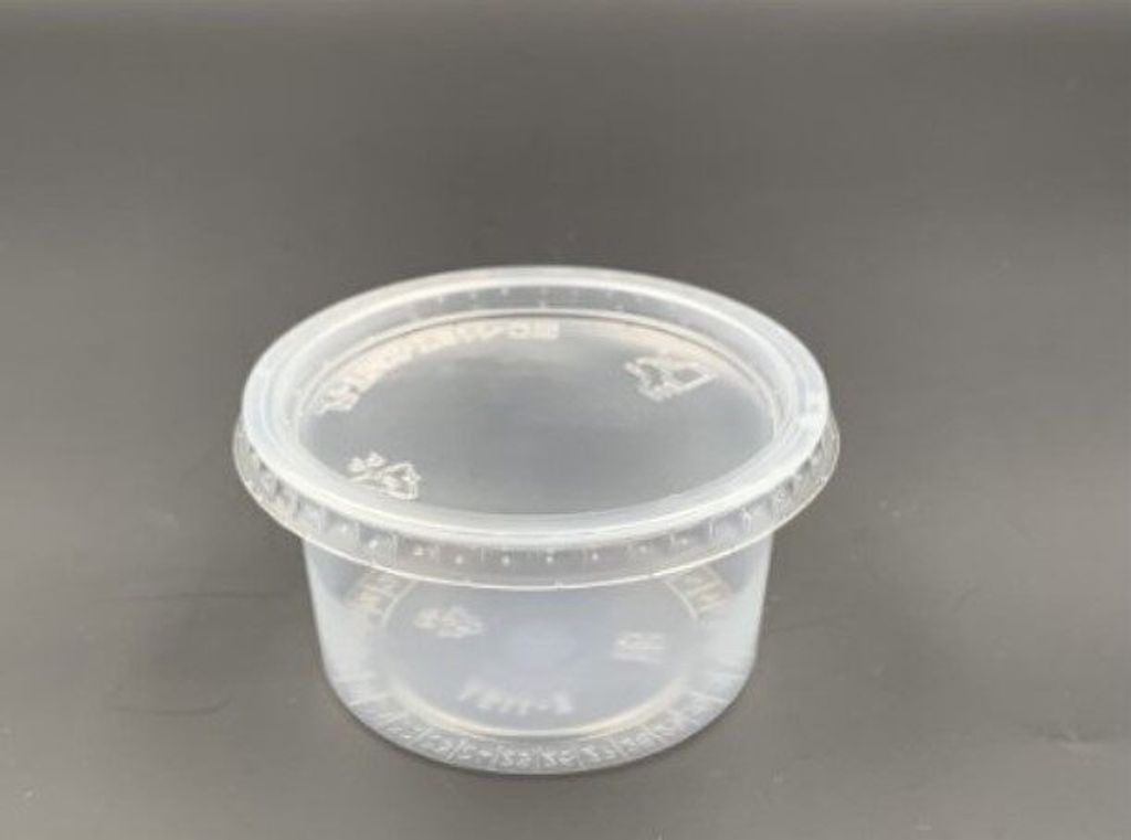 01 PK-4 ROUND CONTAINER WITH FLAT LID