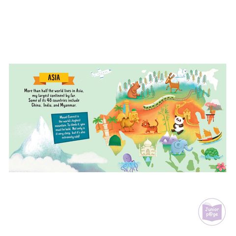 Little Genius World Atlas Board Book – Junior Page