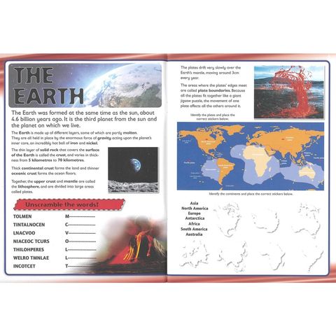 Volcano Sticker Book Wonders of Learning Sticker Book Volcanoes – Junior Page
