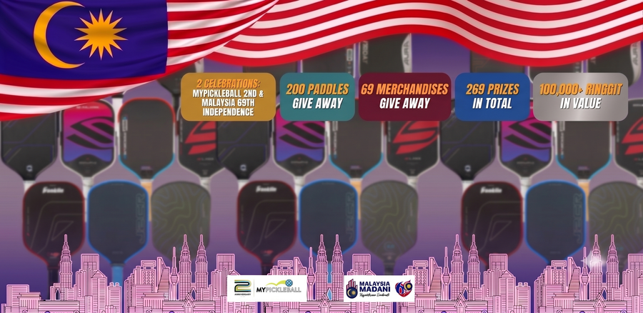 Mypickleball Sdn Bhd | 🇲🇾🎉 269 GRAND LUCKY DRAW! 🎉🇲🇾