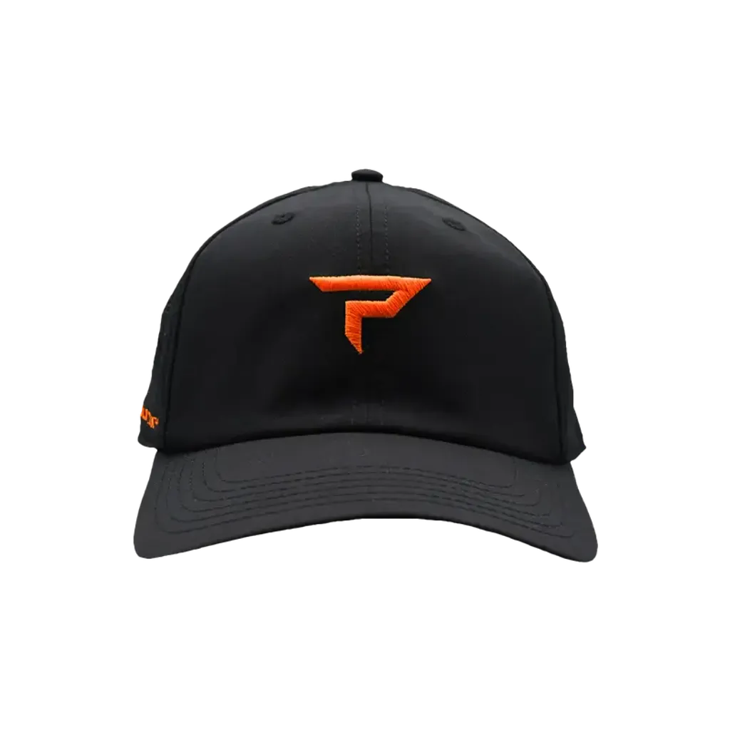 Paddletek_Performance-Icon-Hat_BlackOrange_Front