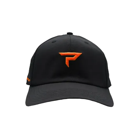 Paddletek_Performance-Icon-Hat_BlackOrange_Front
