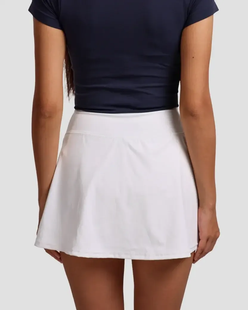 WhitePerformanceSkort-Back