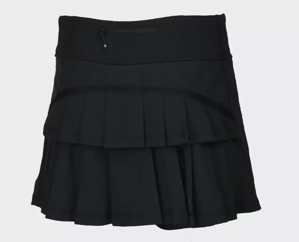 Womens-Skirt-Black-Back