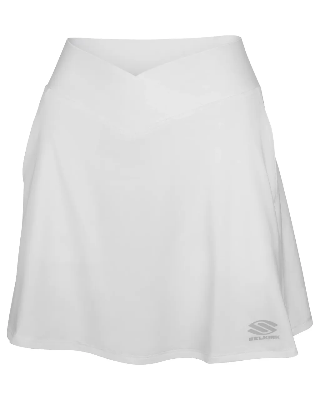 selkirk-pickleball-womens-skirt-white-front-aerofiber