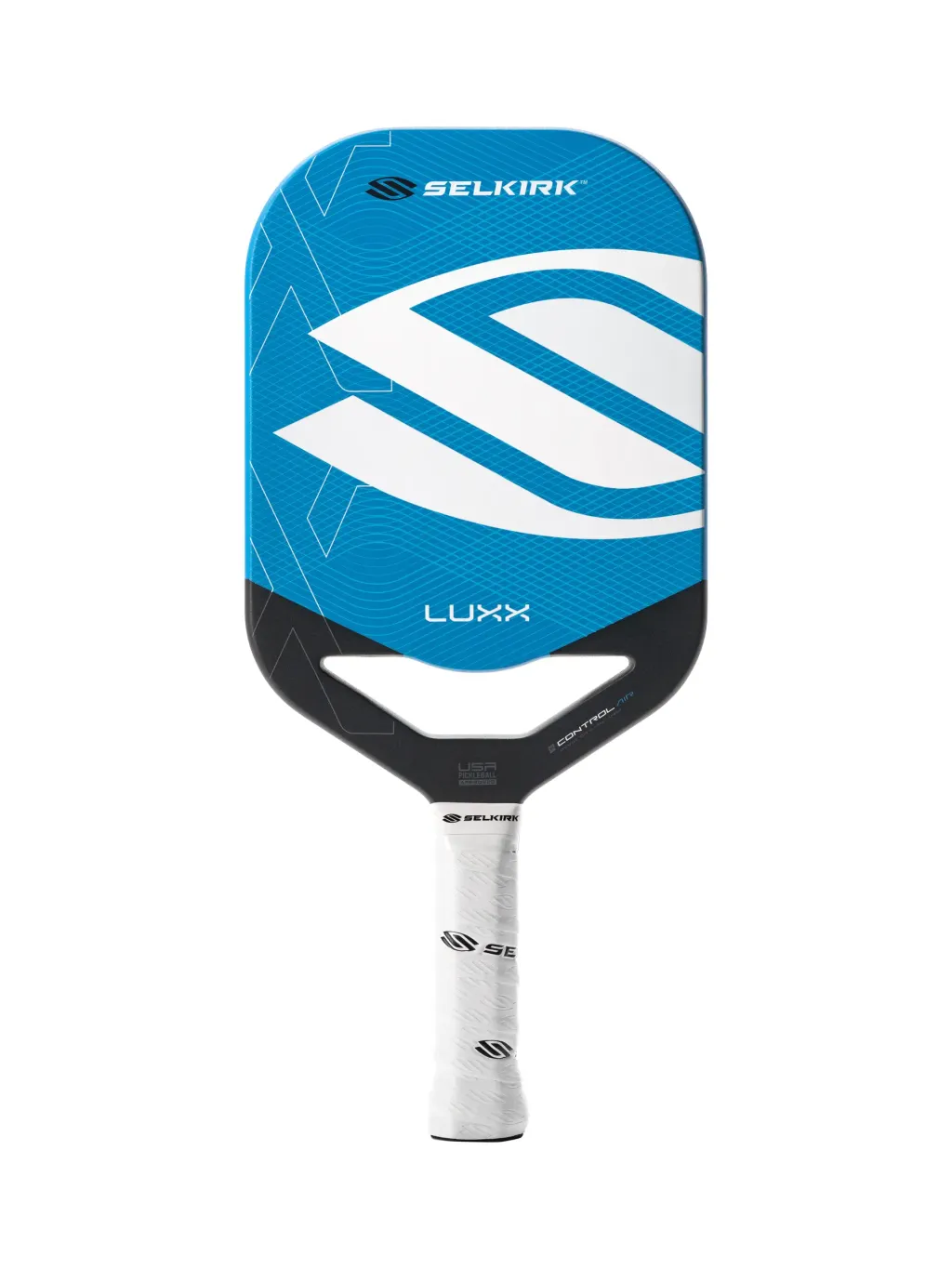 PDP-Selkirk-LUXX-Infinigrit-Pickleball-Paddle-Control-Air-Invikta-Blue-01-Face-Angle